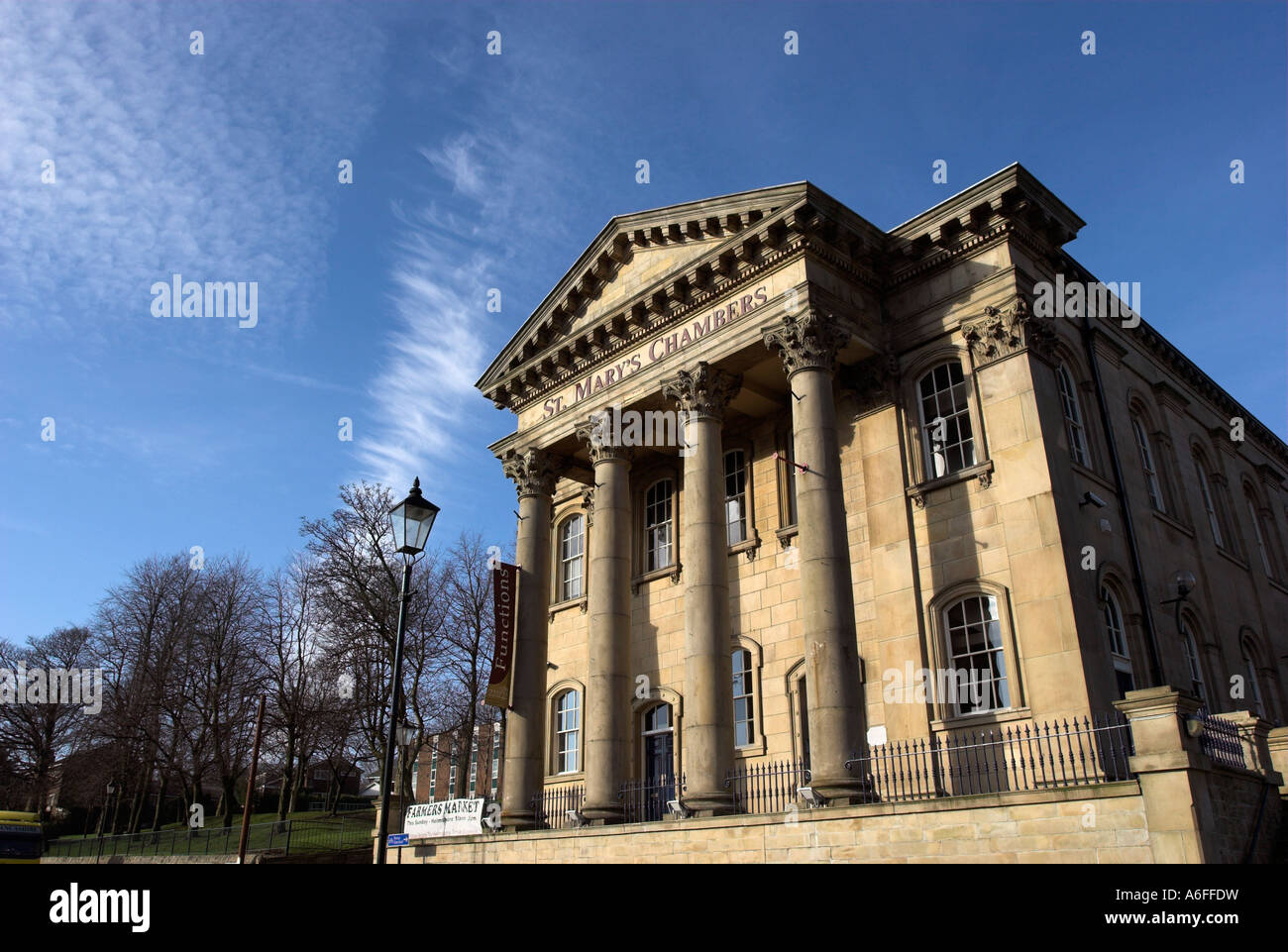 St Marys Chambers im Rawtenstall jetzt ein Konferenzzentrum war ursprünglich eine methodistische Kirche, gebaut im Jahre 1856 Stockfoto