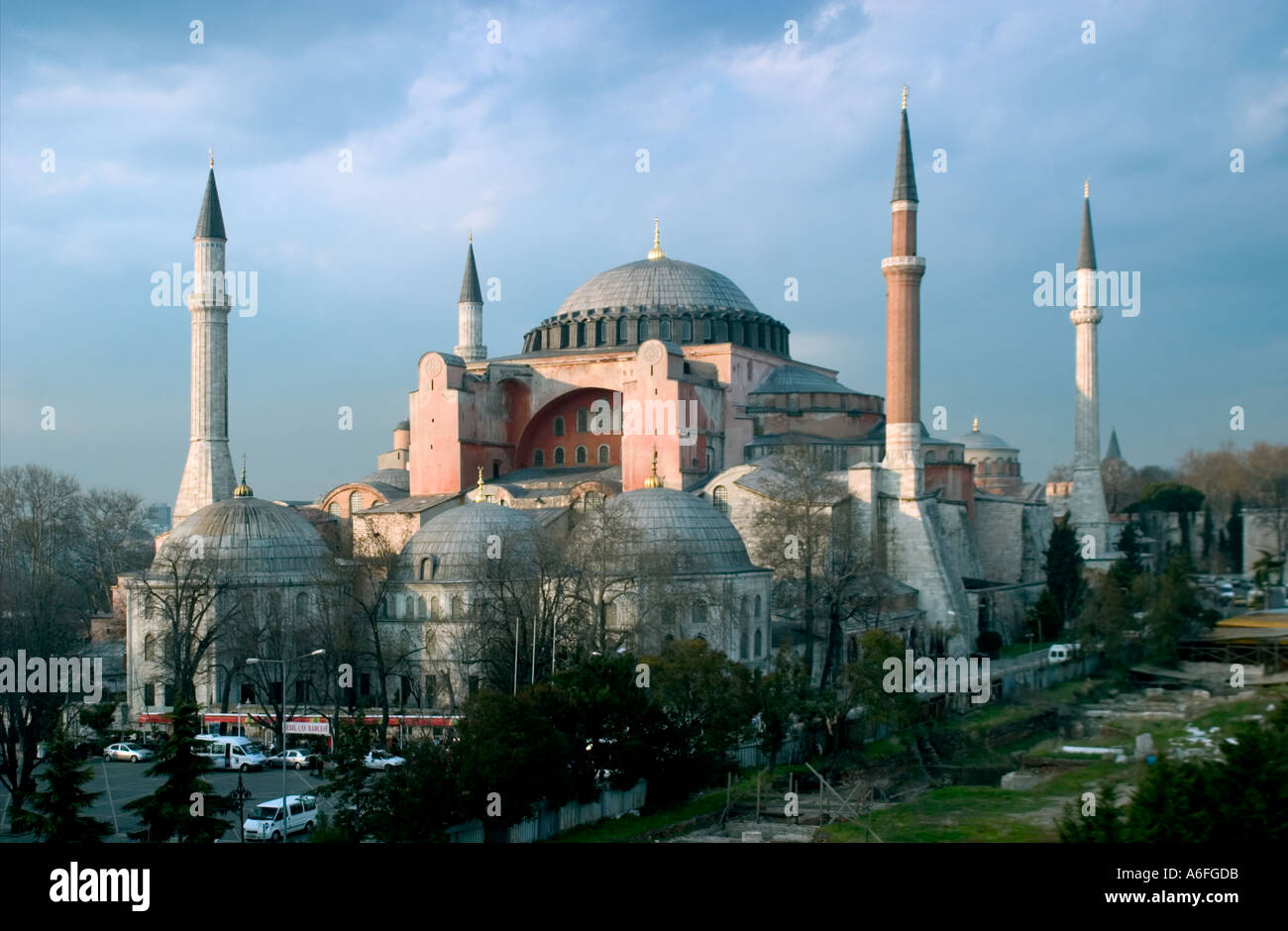 Hagia Sophia Kirche der Heiligen Weisheit 537 BC. Istanbul. Turkei Stockfoto