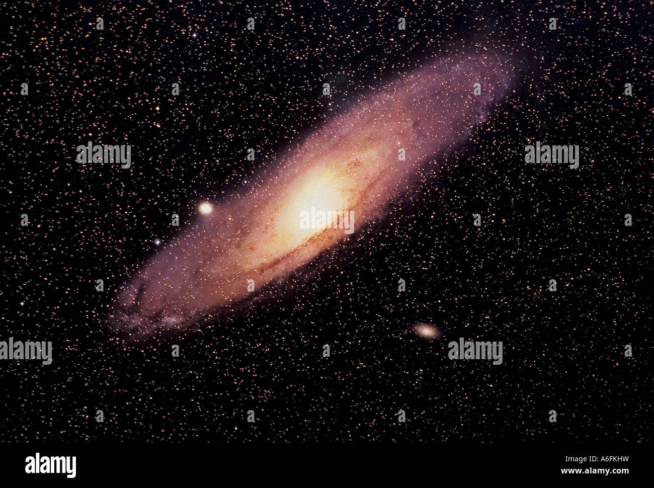 Andromeda-Galaxie Stockfoto