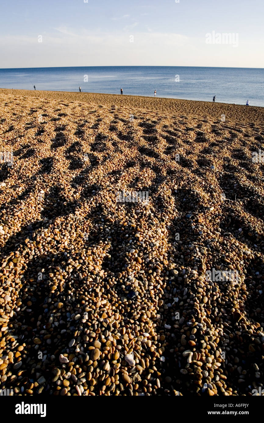 England Dorset Küste Chesil Beach Stockfoto