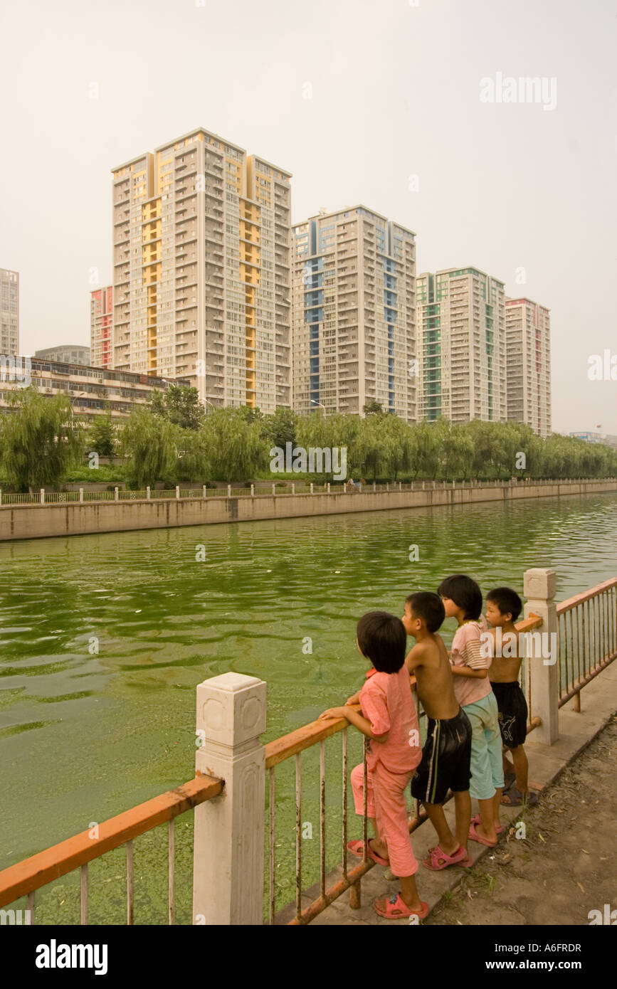 Chaoyang-Kanal Stockfoto