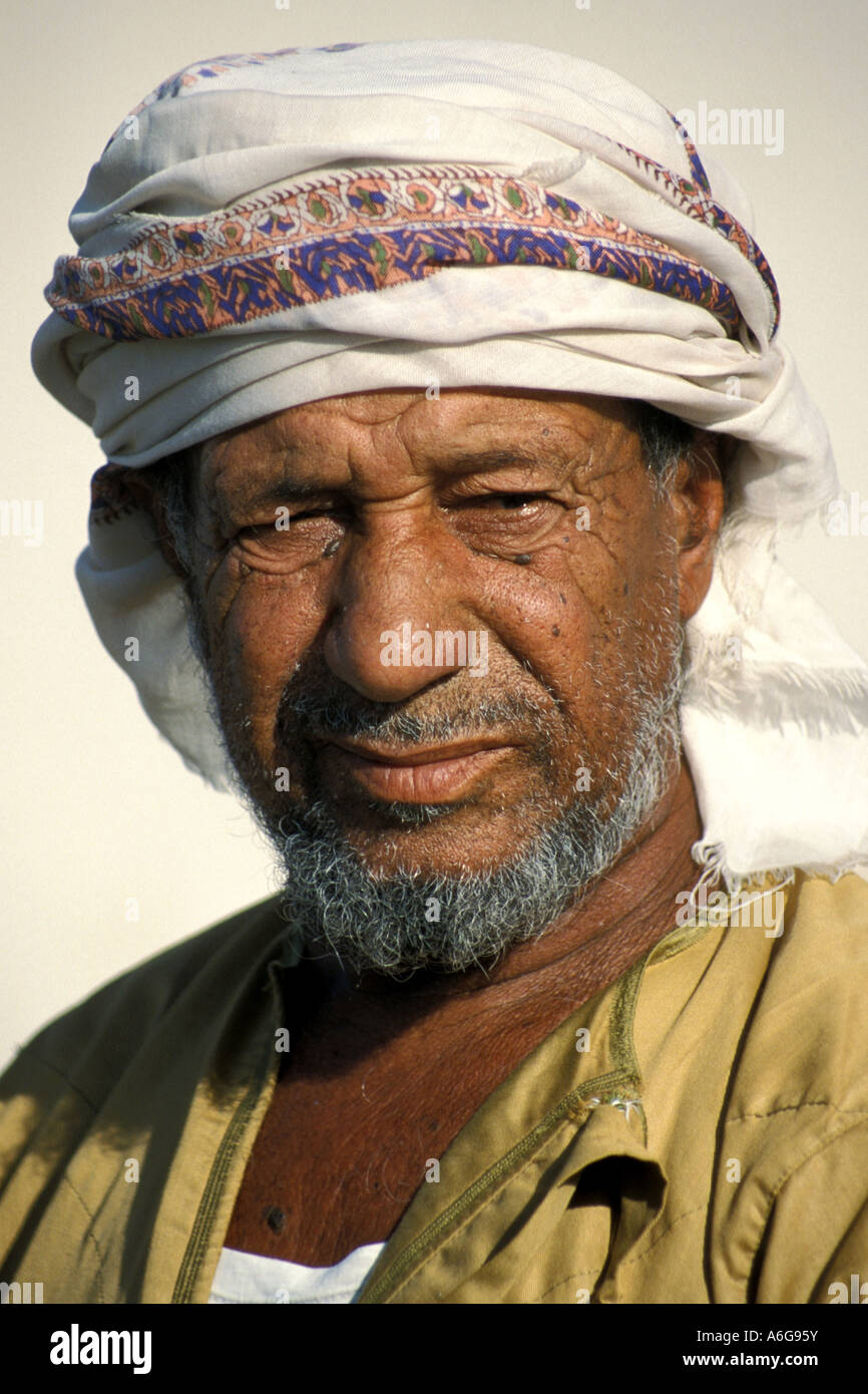 Traditionell gekleideten Beduinen, Oman Stockfoto