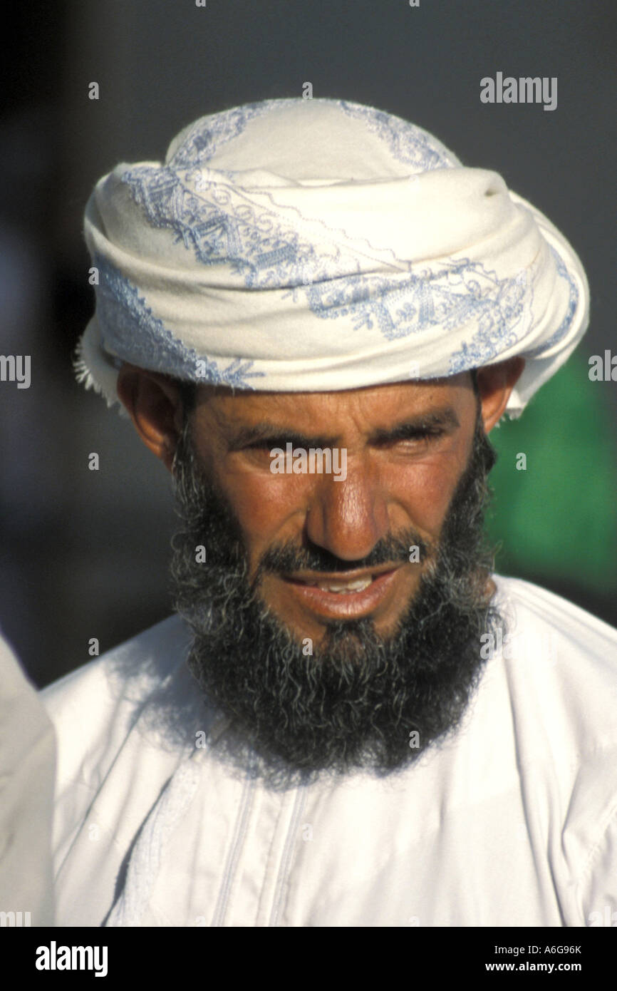 Traditionell gekleideten Beduinen, Oman Stockfoto