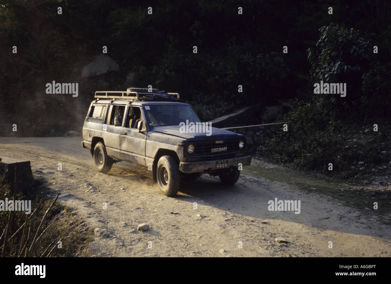 Off-Road-Fahrzeug, Nepal Stockfoto