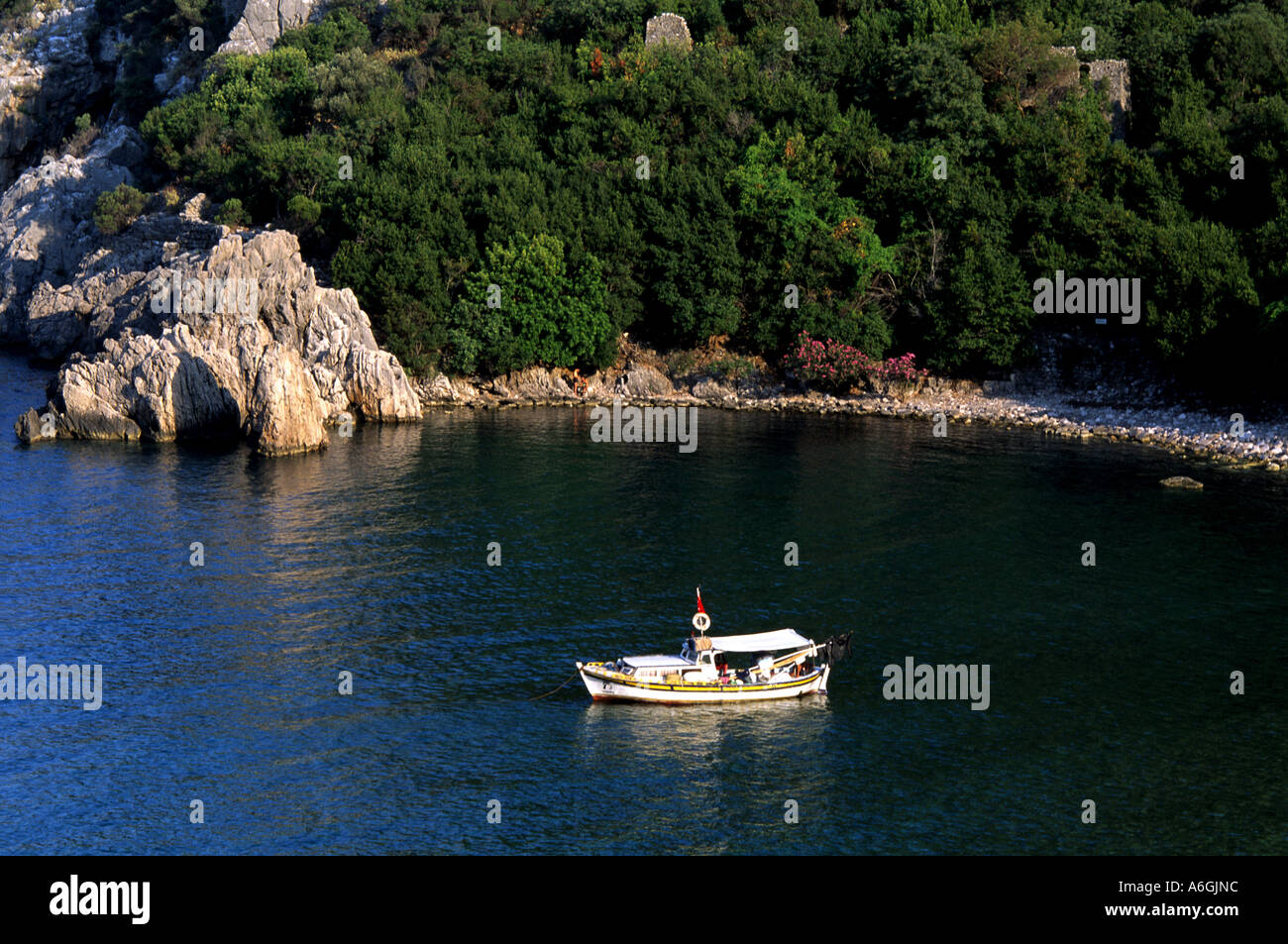 Türkei Mittelmeer Küste Antalya Region Olympos Strand Stockfoto