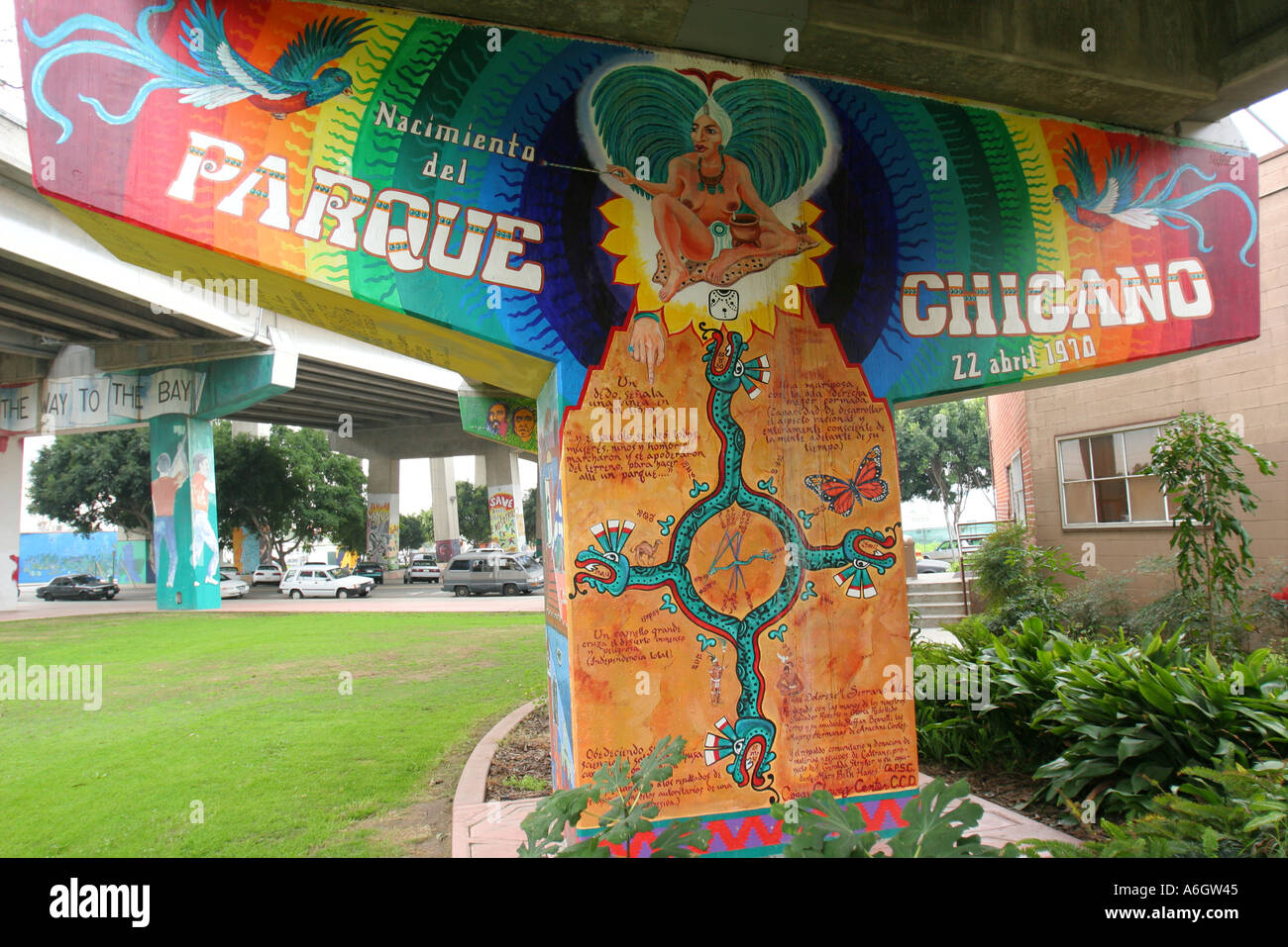 Chicano Park San Diego Kalifornien SD Stockfoto