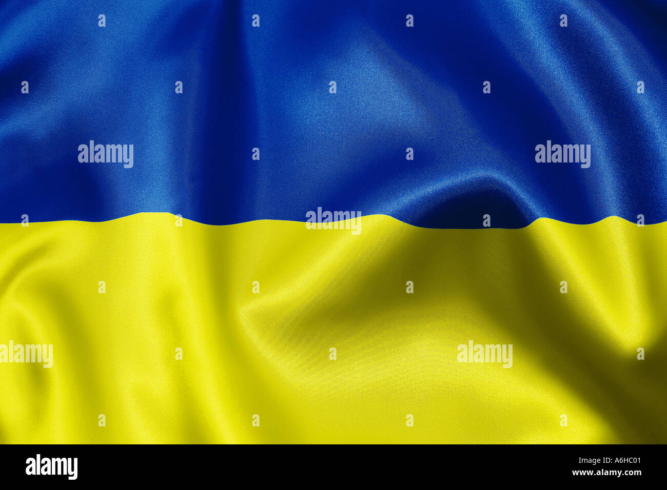 Flagge der Ukraine Stockfoto