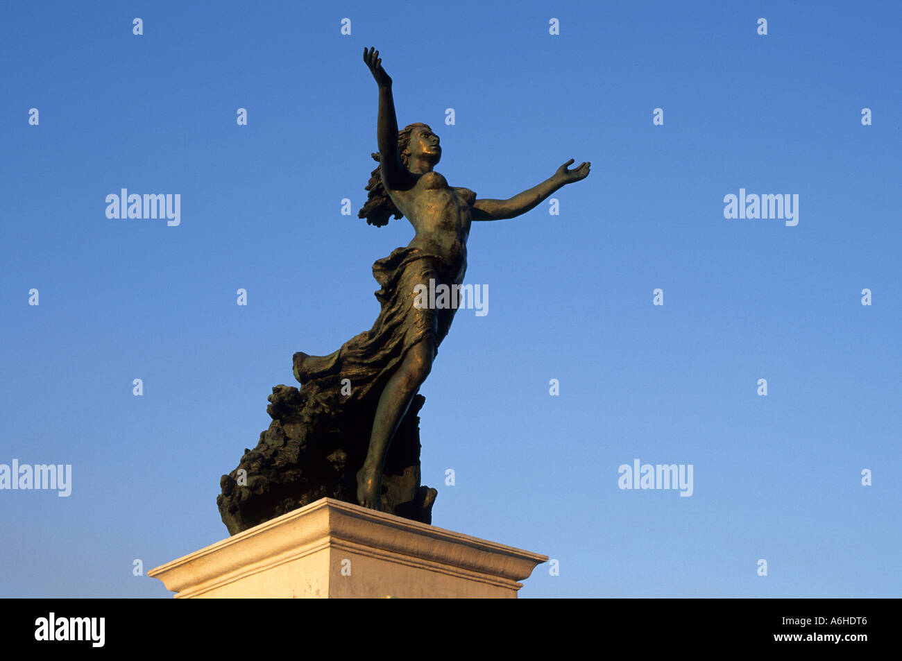 Mexiko Sinaloa Mazatlán Statue Stockfoto