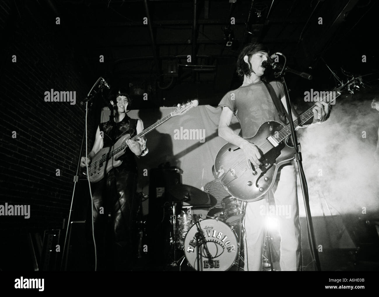 Band auf der Bühne Stockfoto