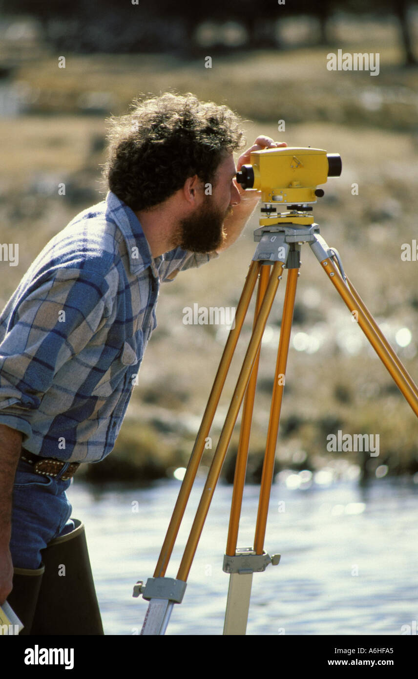 Gutachter bei der Arbeit Stockfoto
