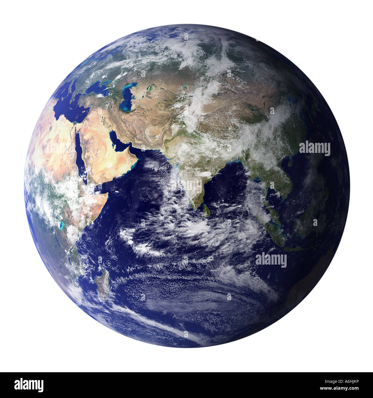 Satellitenbild der Erde Stockfotografie Alamy