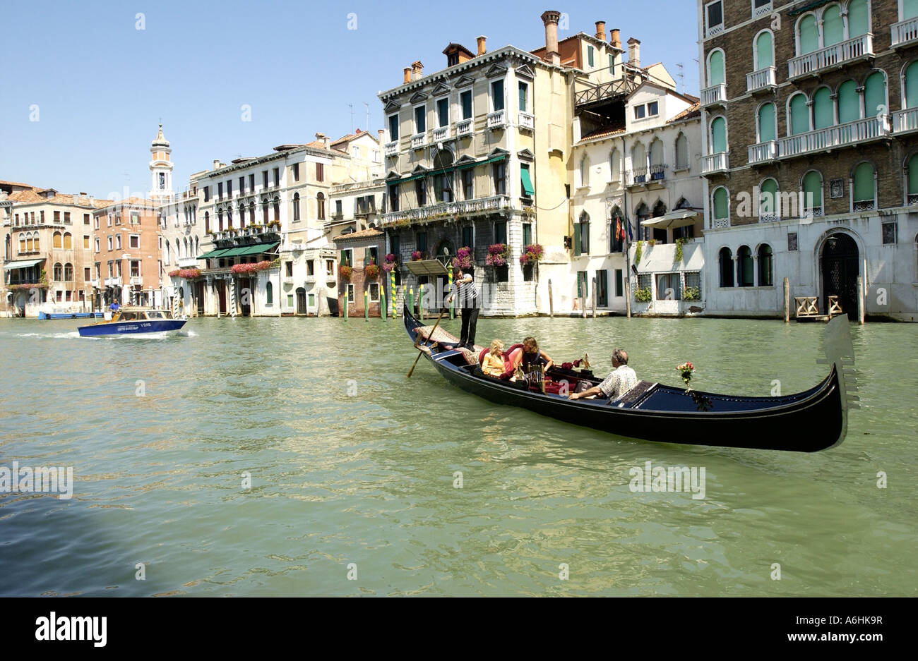 Canal Grande Venedig, Italien Stockfoto