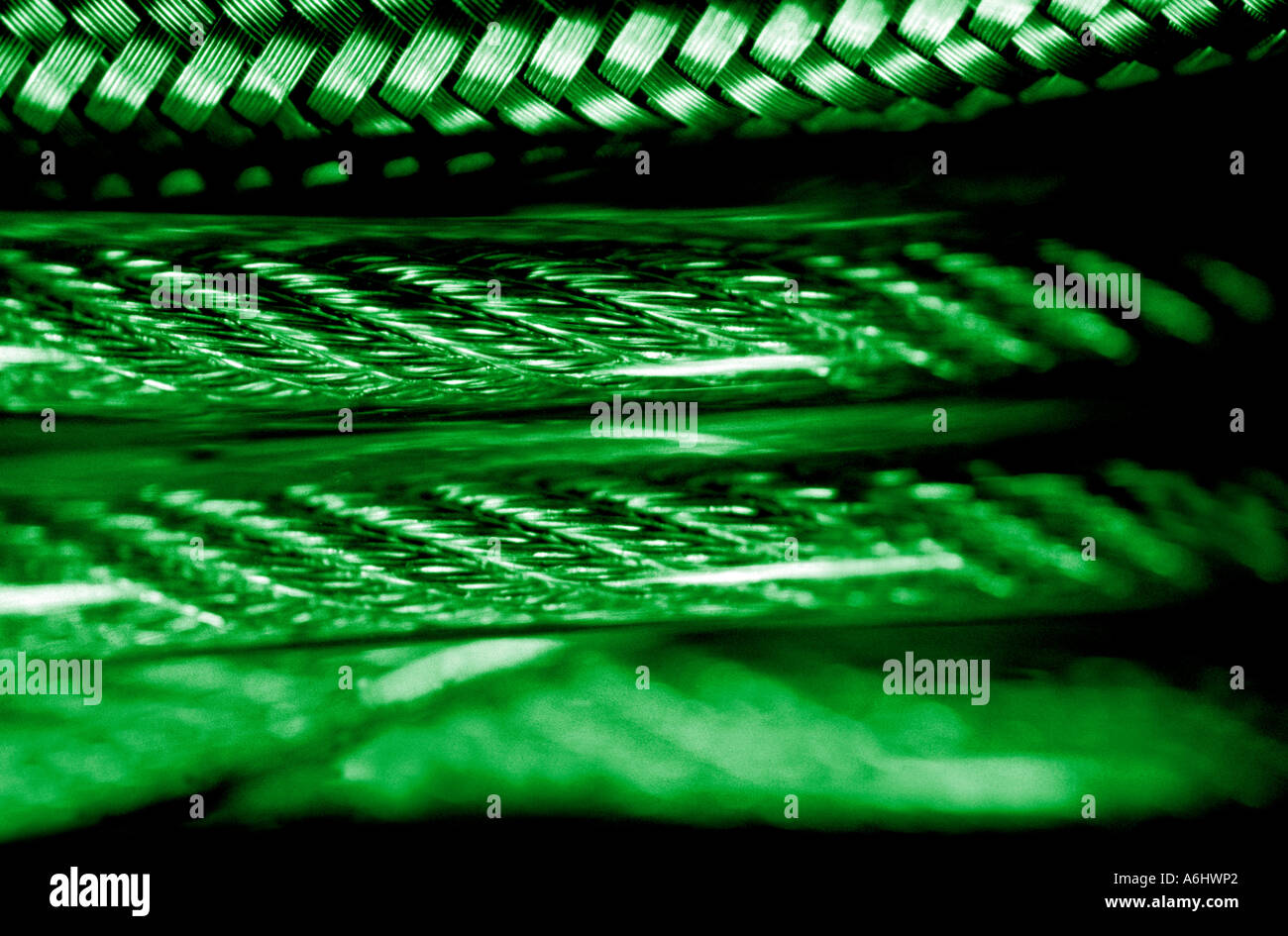 grünes Metall Stockfoto