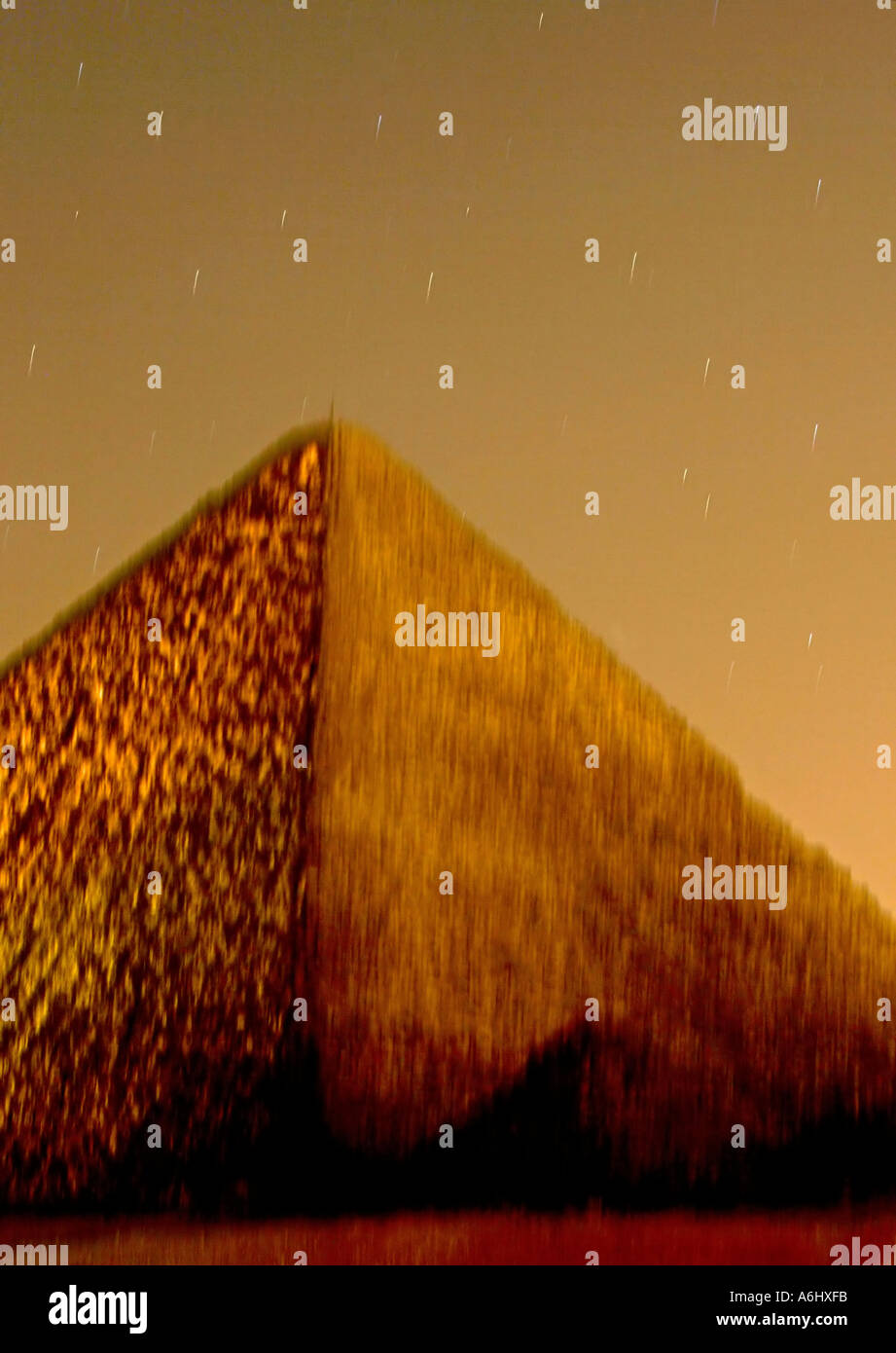 Die Pyramiden von Gizeh Cheops Stockfoto