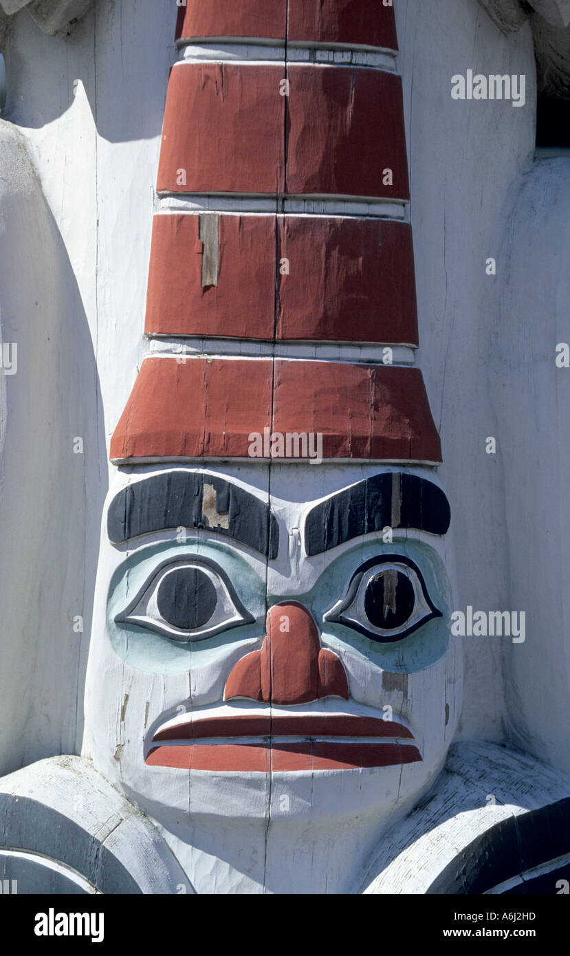 Indische Carving, Washington, USA Stockfoto
