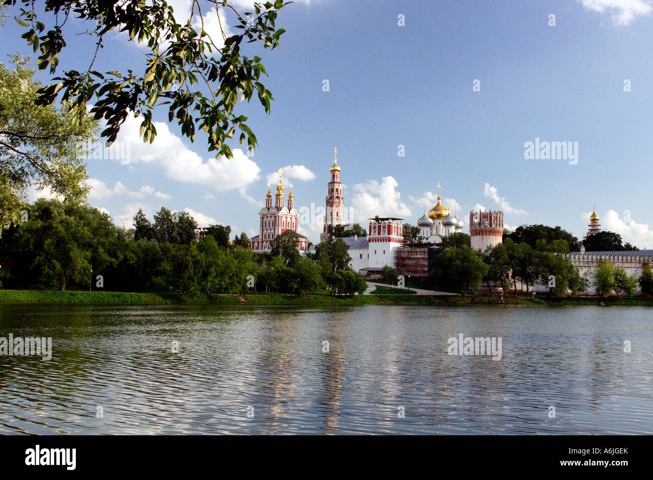 Die neue Jungfrau Kloster, Moskau, Russland Stockfoto
