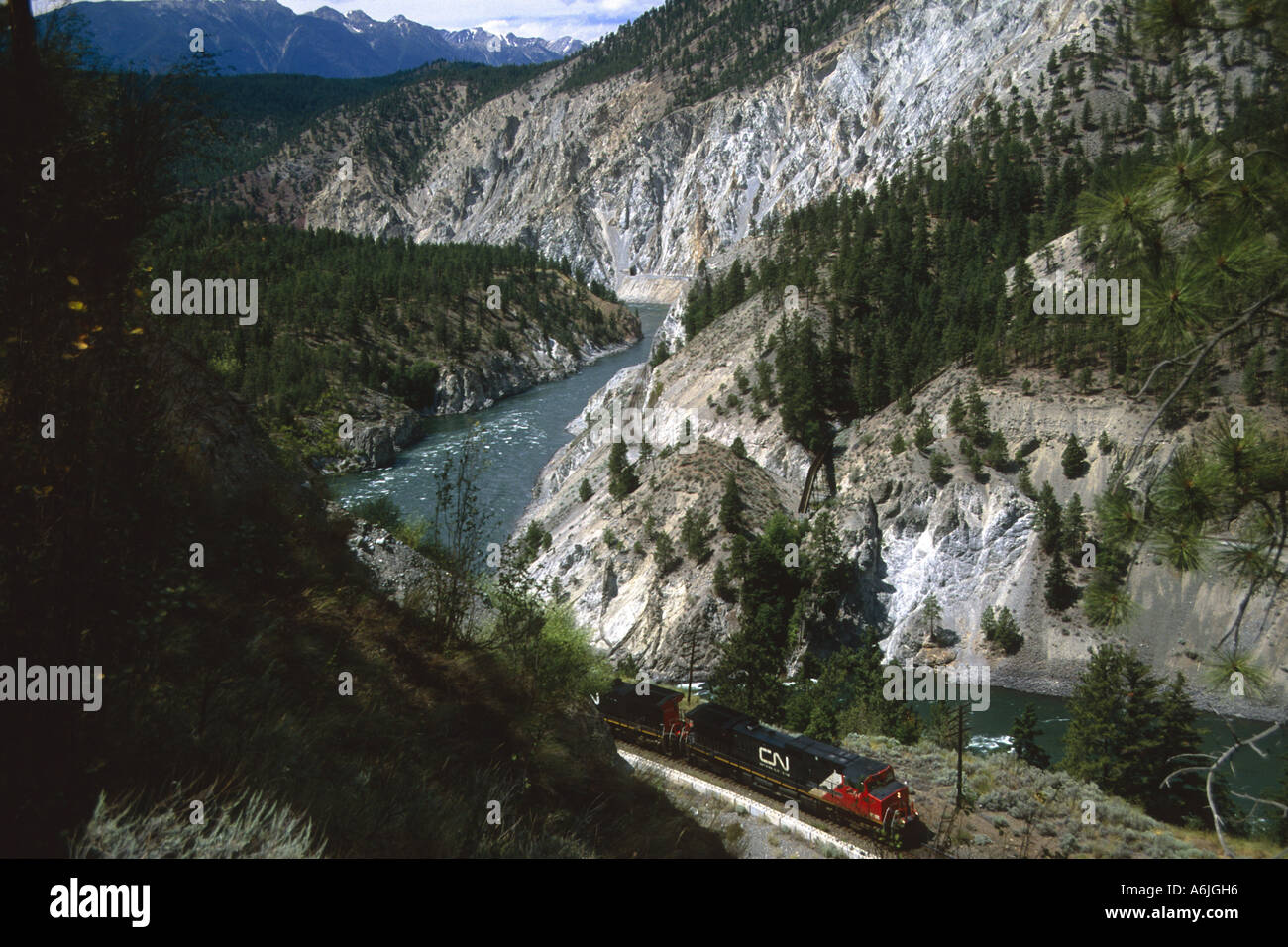 Frazer Canyon, Kanada, British Columbia Stockfoto