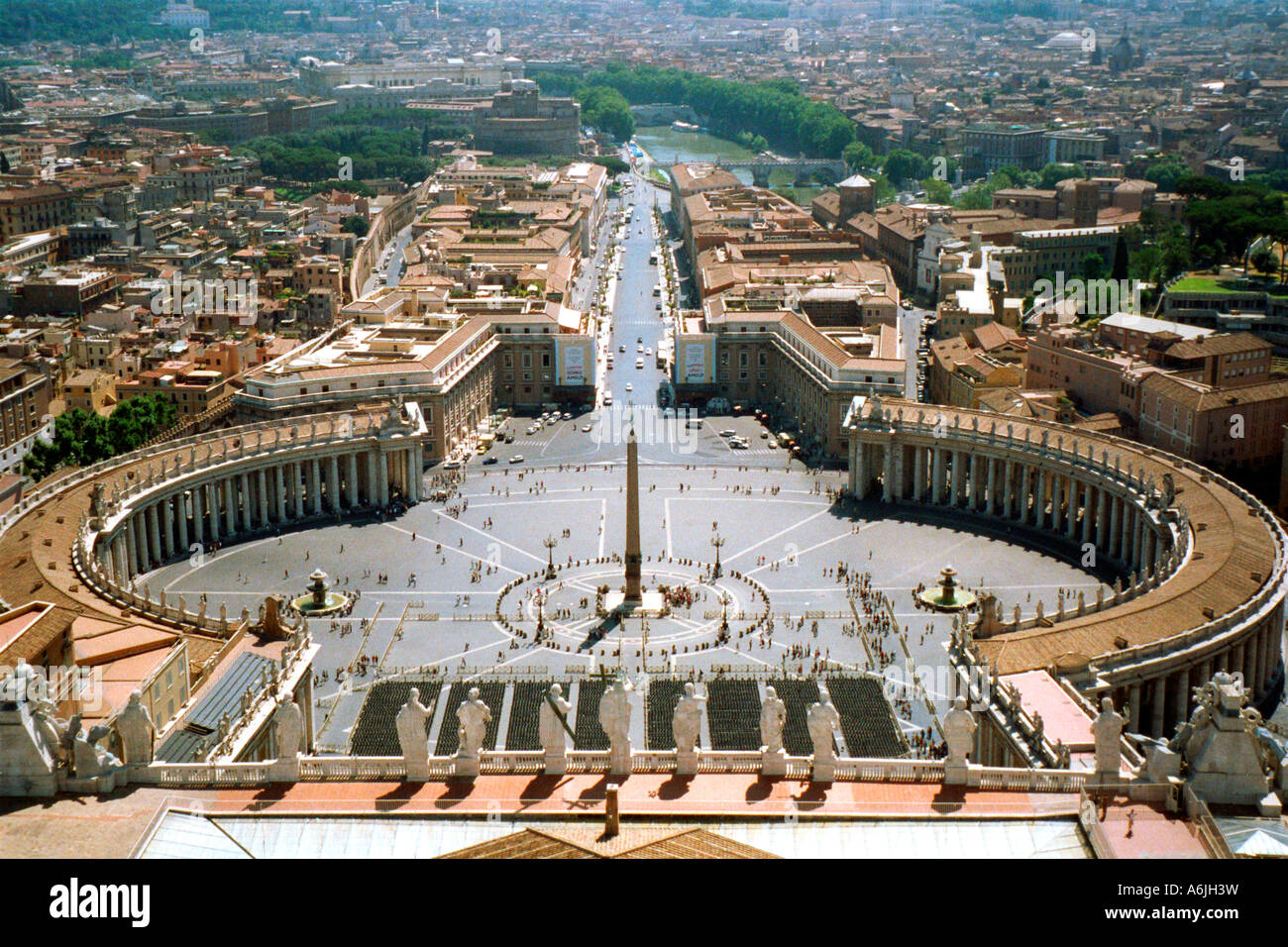 Sankt Petersplatz, Vatikan Stockfoto