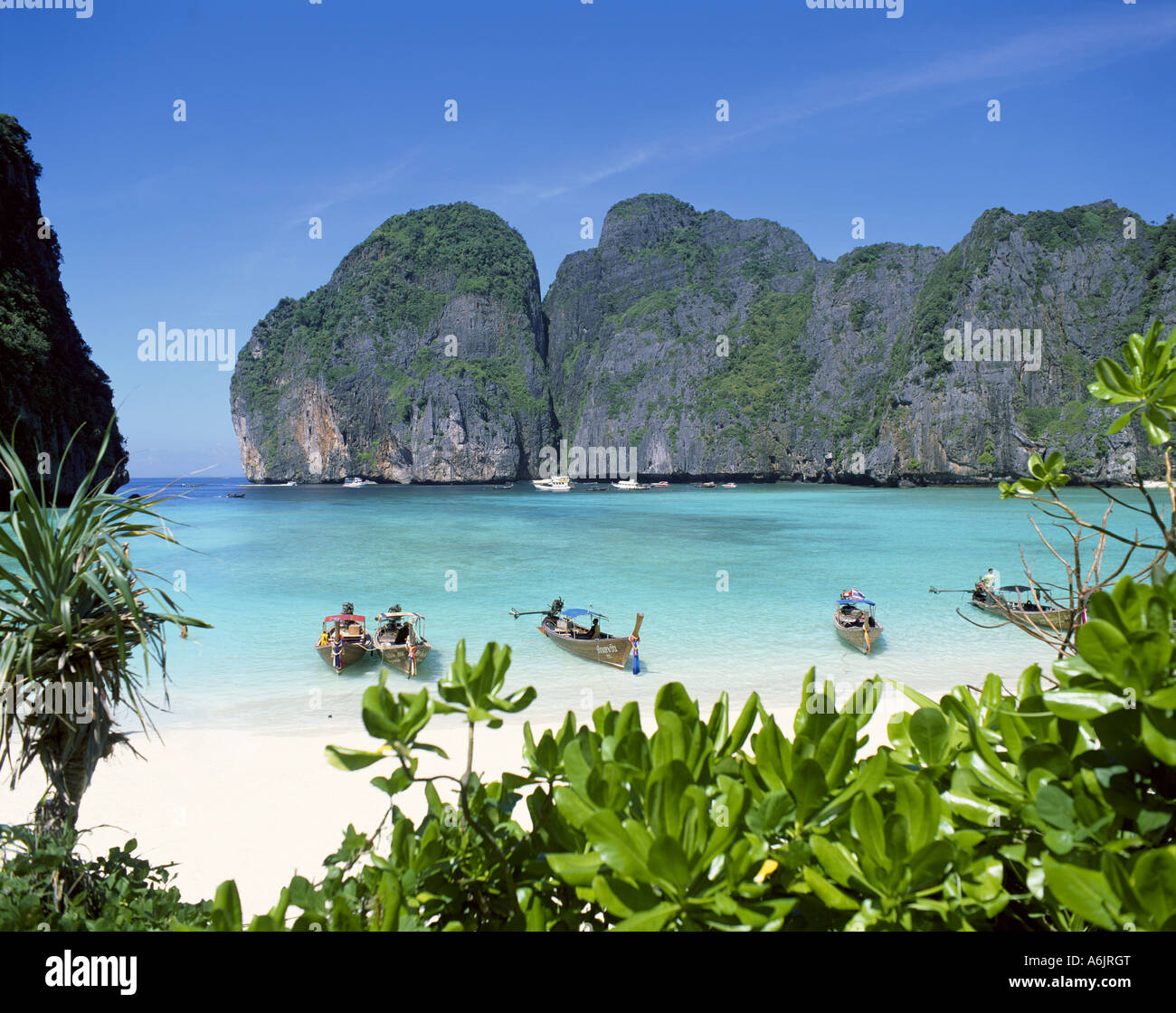 Koh Phi Phi Lee Beach, Phuket, Thailand Stockfoto