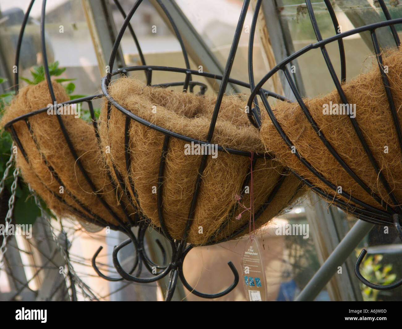 Hängeaufbewahrung Stockfoto