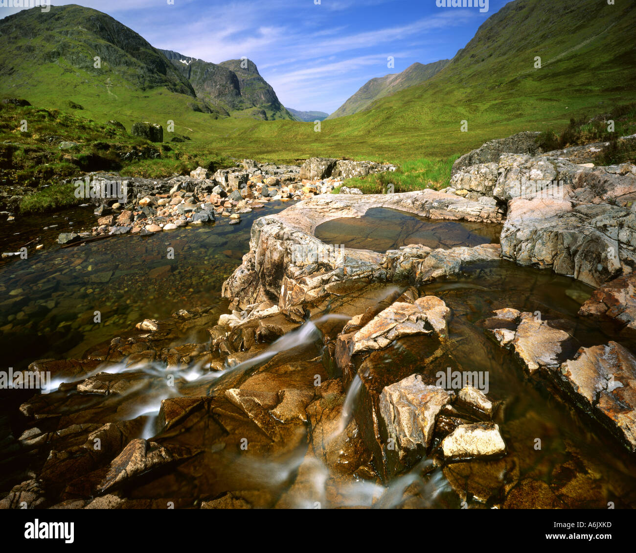 GB - Schottland: Glen Coe in den Highlands Stockfoto