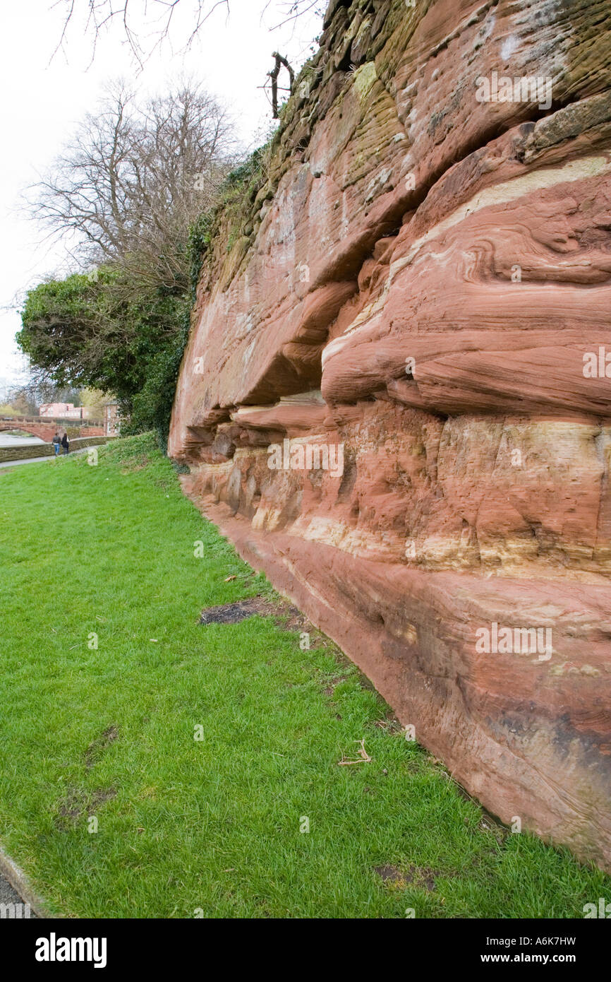 Sandstein-Abnutzung Stockfoto