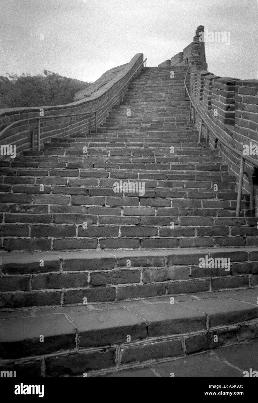 Great Wall North Pass Juyongguan Badaling UNESCO Welt Erbe Website Beijing Peking China chinesische asiatische asiatische Asia Stockfoto