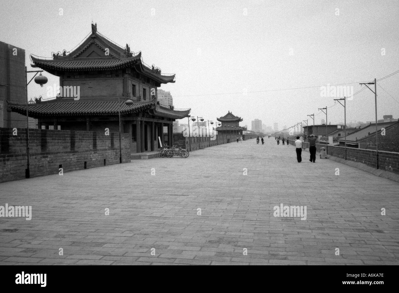 Stadt Wände XI Xian große alte Hauptstadt von China Shaanxi chinesische asiatische asiatische Asien Stockfoto