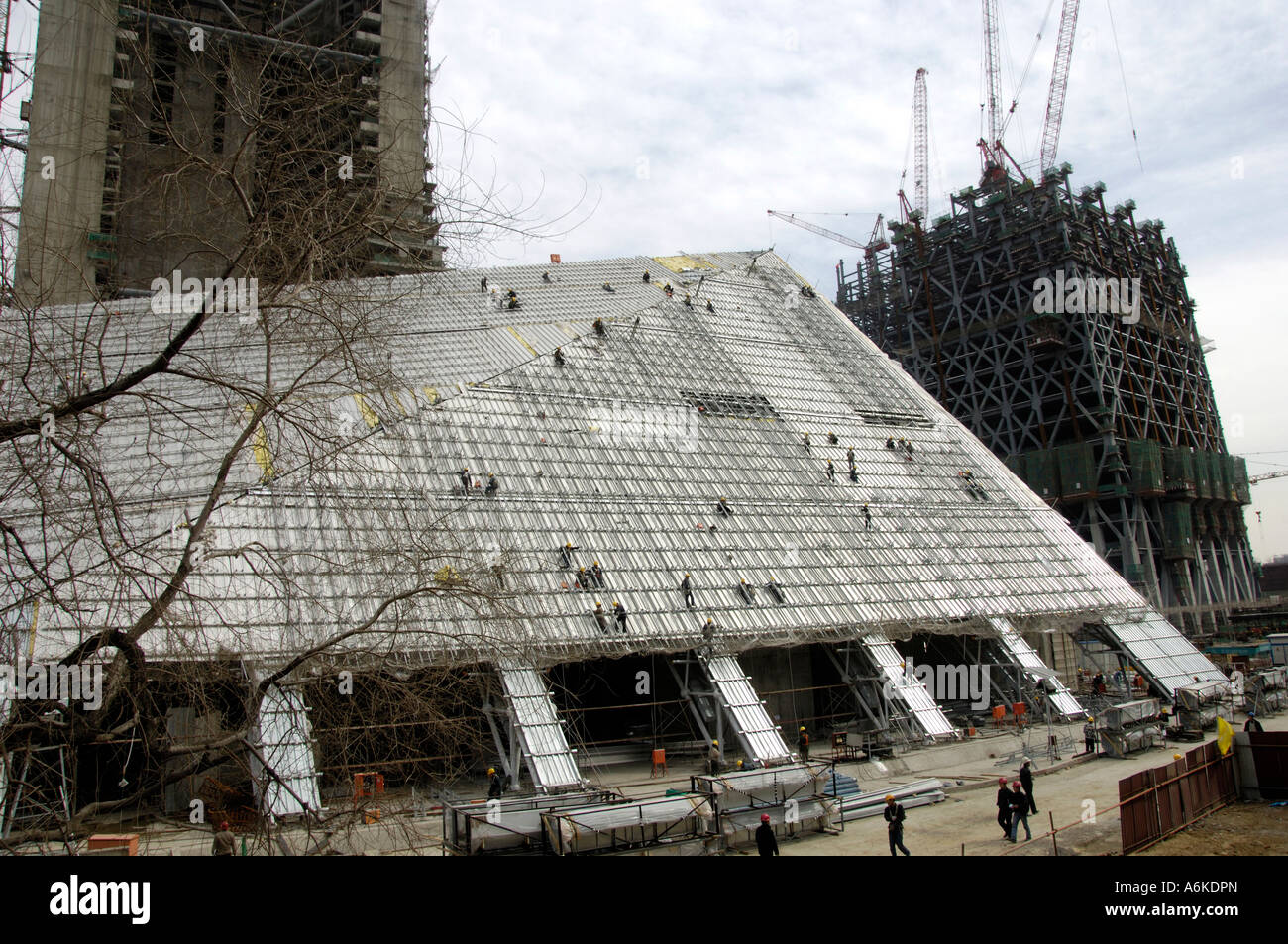 Neuer Hauptsitz für CCTV Stockfoto