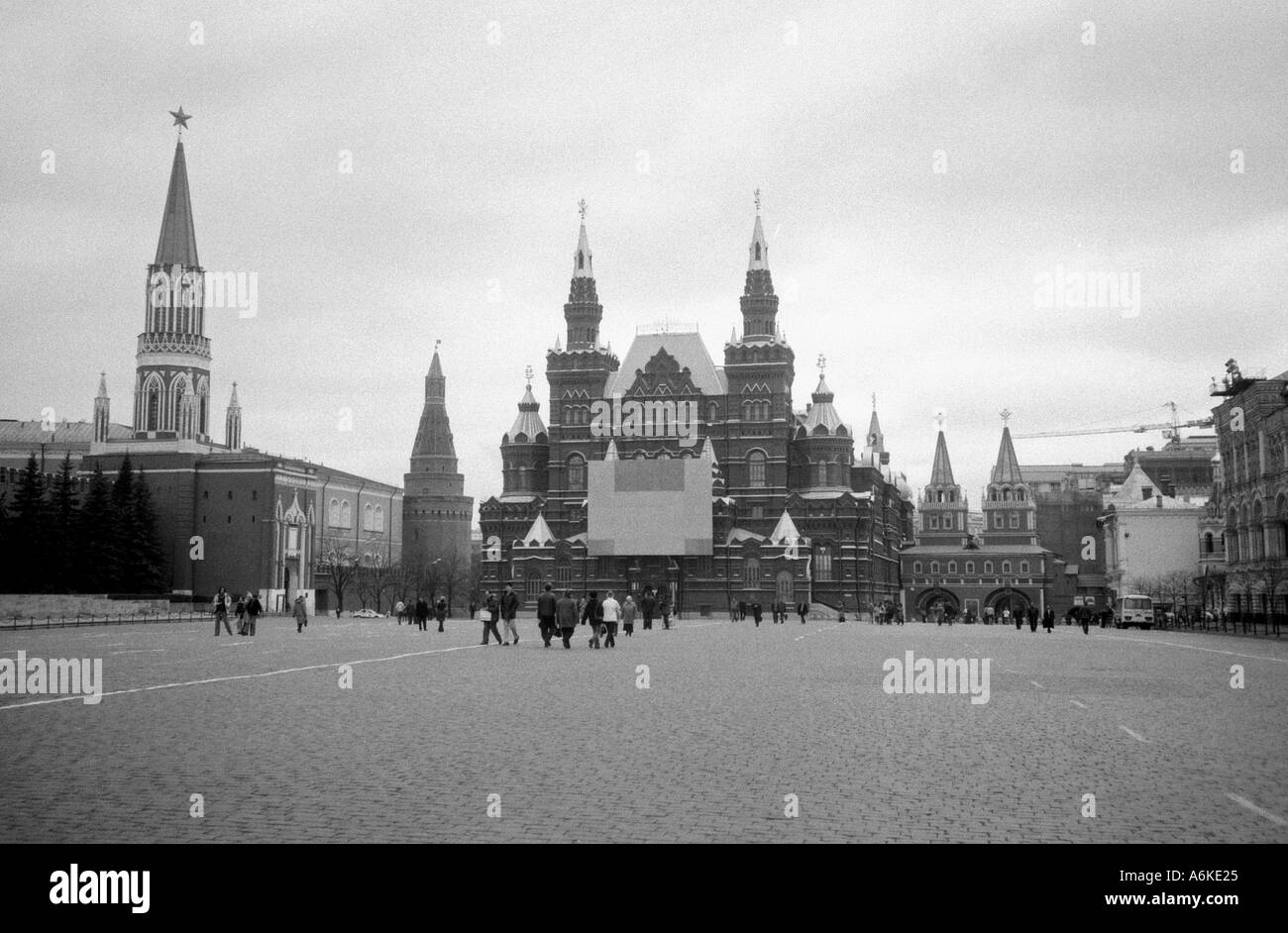 Nikolskaya Turm State History Museum & Auferstehung iberische Gate Roter Platz Moskau Russland Russische Föderation Eurasien Stockfoto