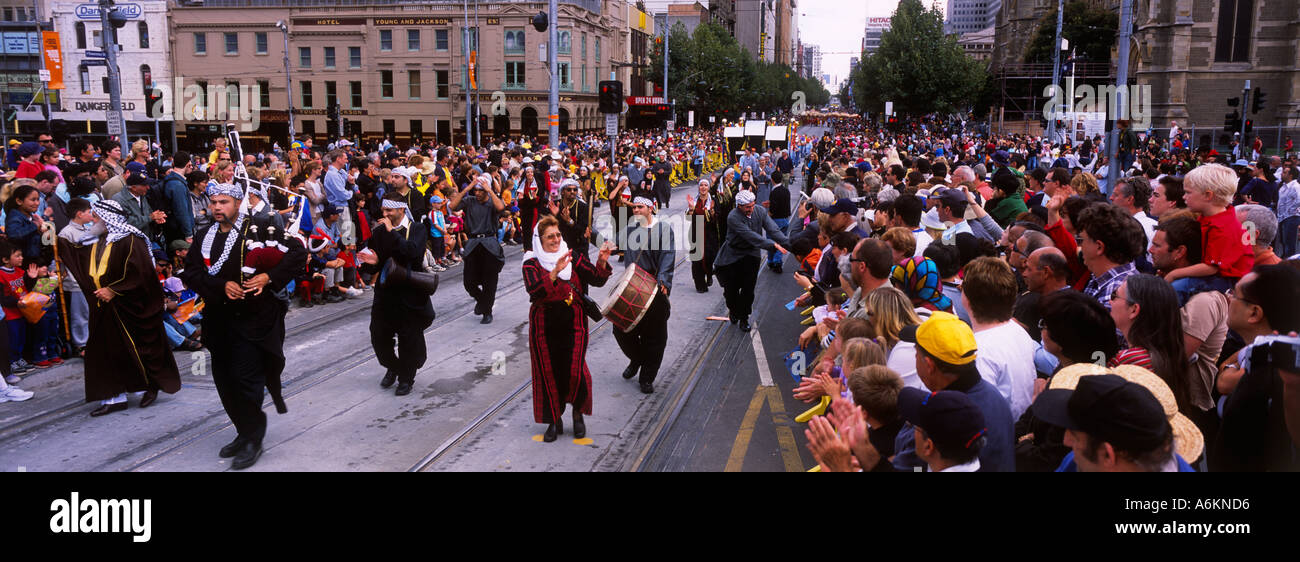 Streetparade, Moomba-Festival, Melbourne Stockfoto