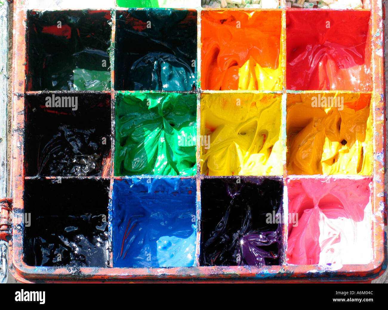 Die Master-s-Farben Stockfoto