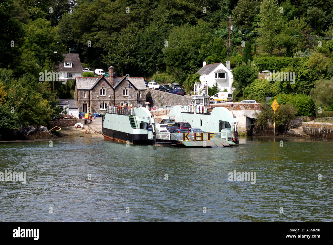 Der alte König Harry Ferry Cornwall UK Stockfoto