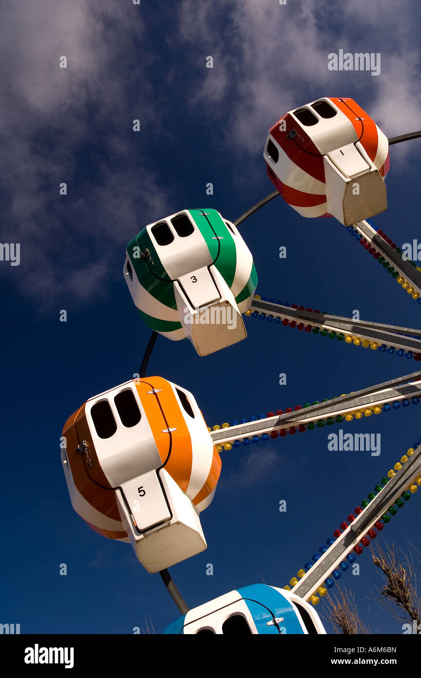 Festplatz fahren die Kirmes in Great Yarmouth in Norfolk, England. Stockfoto