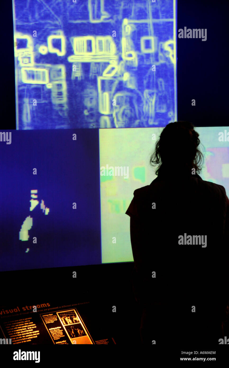 Science-Ausstellung im Exploratorium Stockfoto