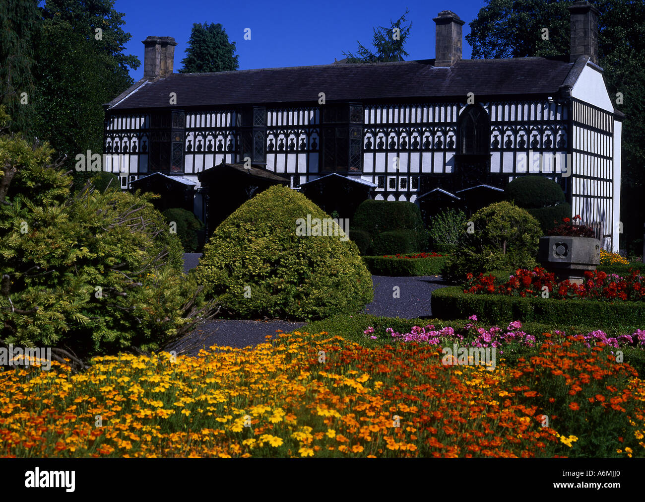 Plas Newydd Haus und Garten Llangollen Denbighshire North Wales UK Stockfoto