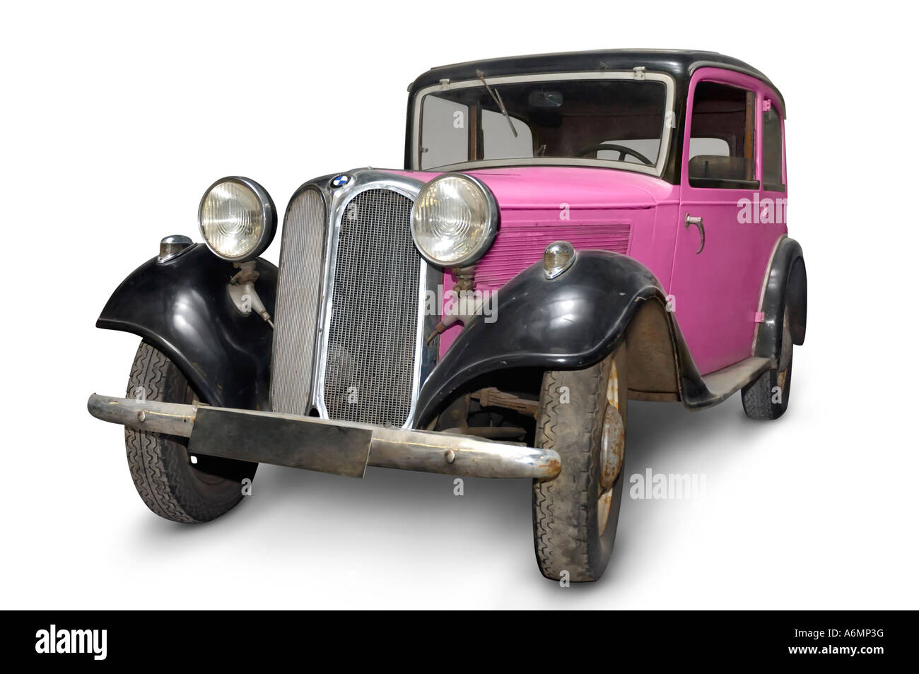 Lila BMW 303 Retro-Auto 1933 Stockfoto