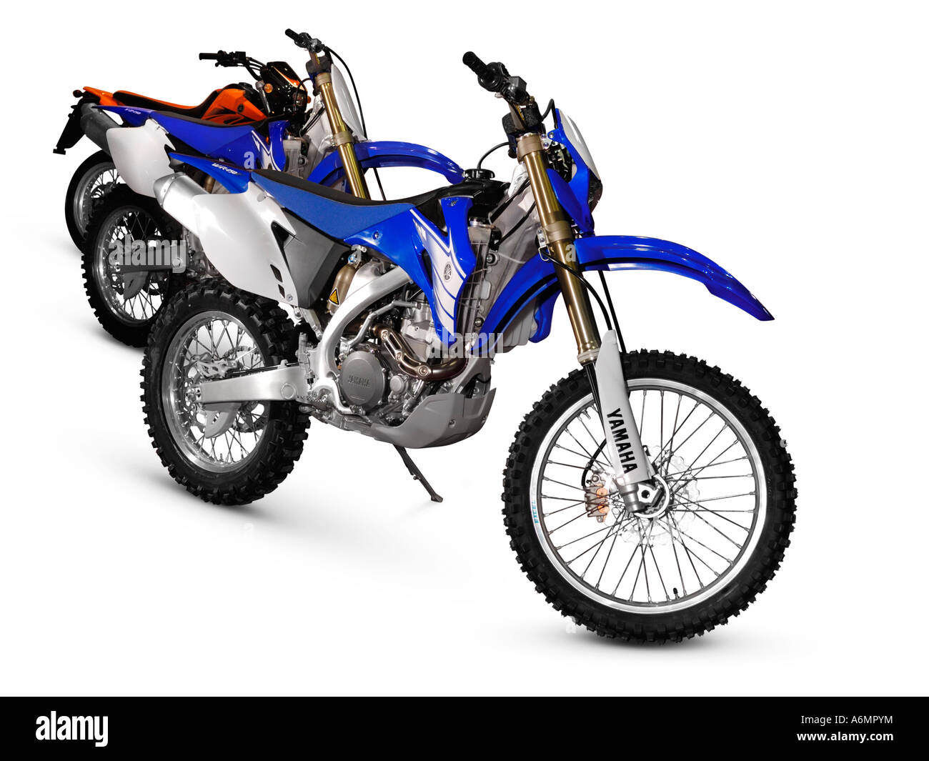 Yamaha YZ 125 2006 Fahrräder off-Road racing Motorräder Stockfoto