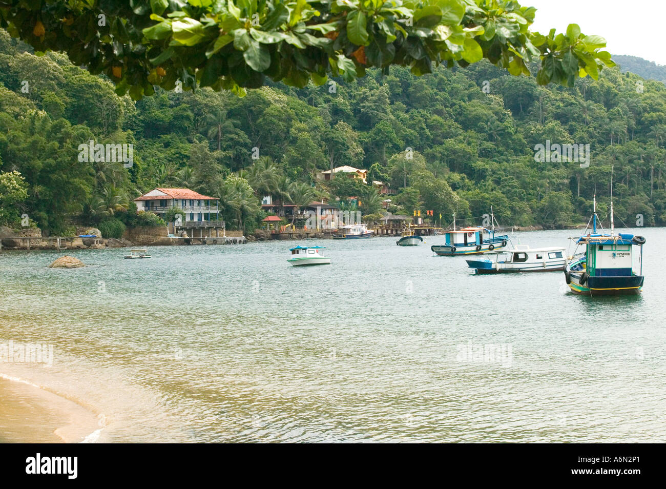 Die Insel Ilha Grande-Brasilien Stockfoto