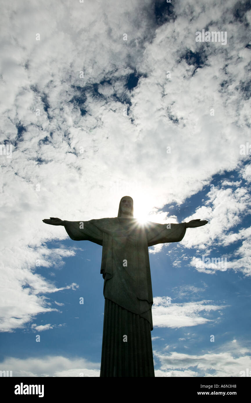 Foto von Corcovado Christus der Erlöser-Brasilien Stockfoto