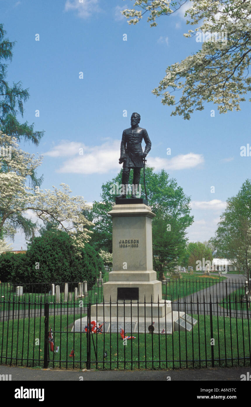 Stonewall Jackson Memorial Cemetery in Lexington, Virginia Stockfoto