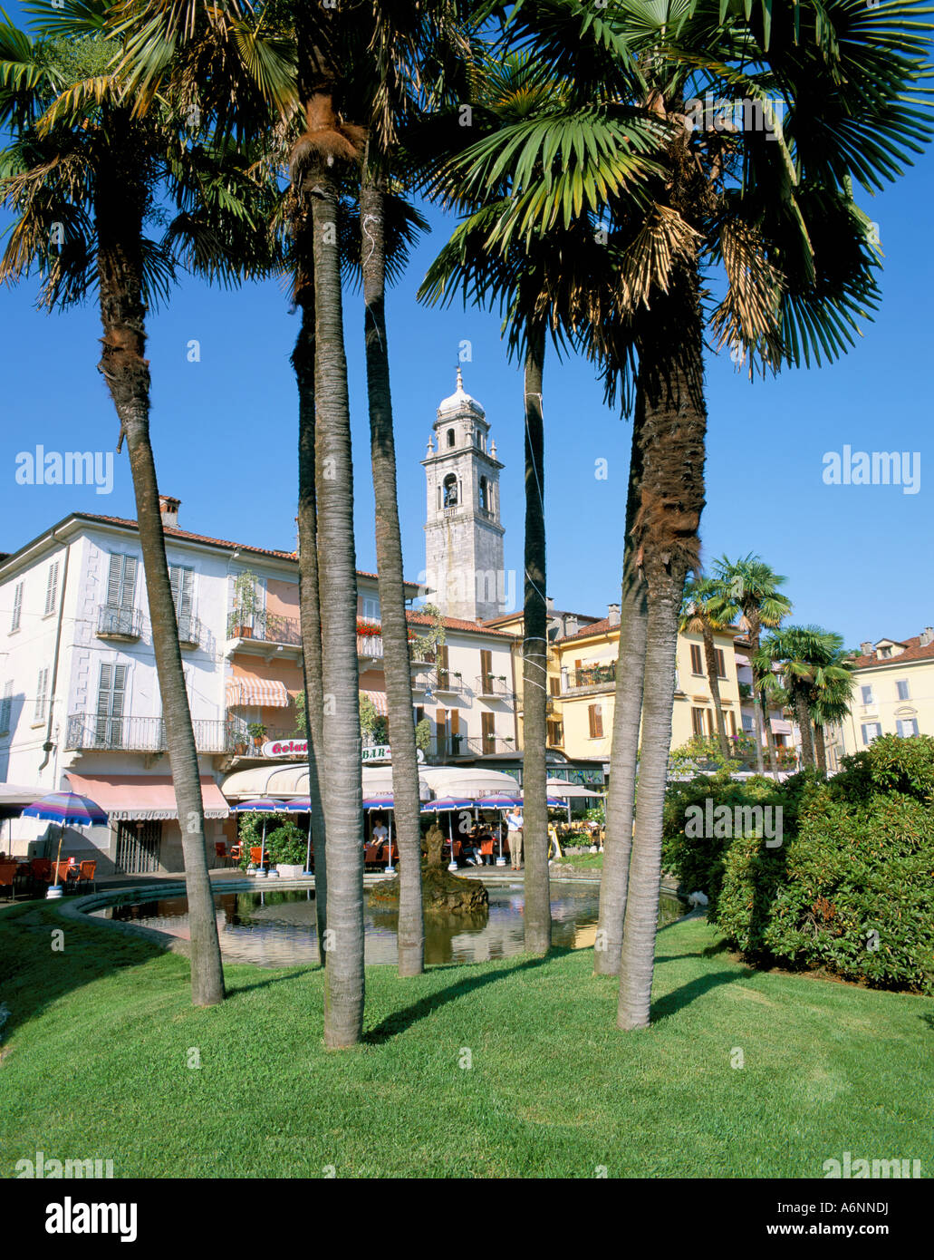 Palaza Lago di Maggiore See Maggiore Piemonte Piemont italienische Seen Italien Europa Stockfoto