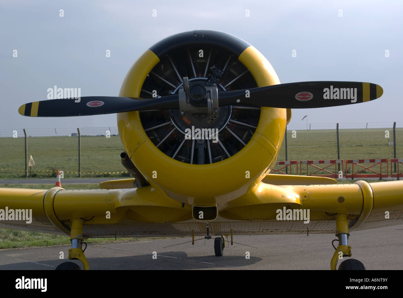 Harvard auf dem Display an Manston Stockfoto