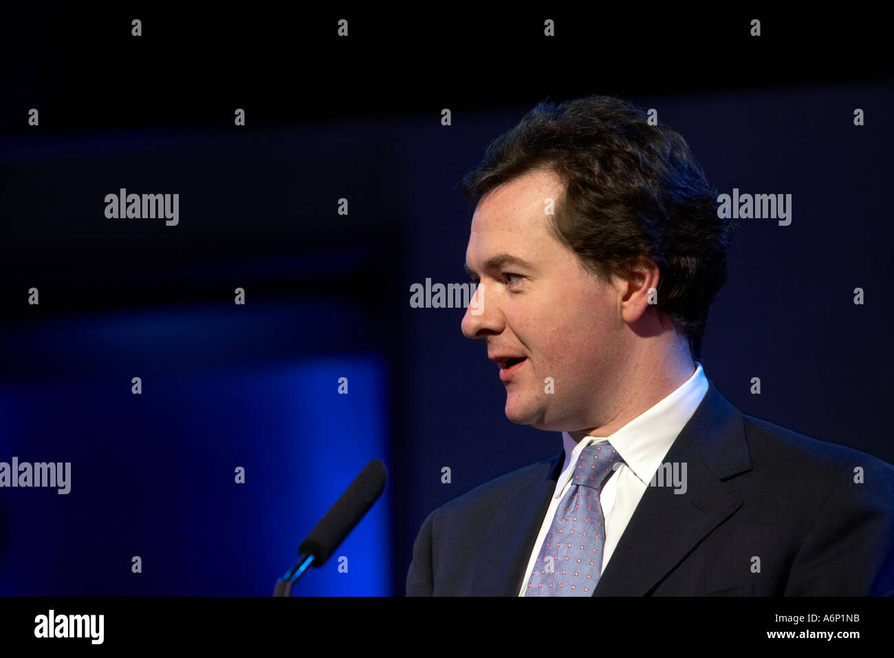 Schatzkanzler George Osborne MP Stockfoto