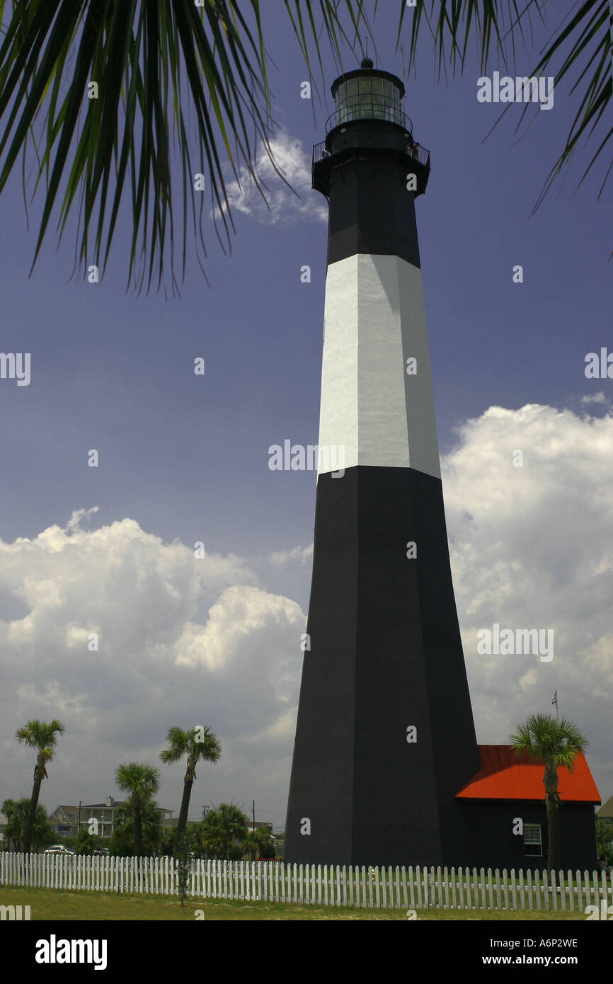 Tybee Island Lighthouse, Savannah Georgia USA Stockfoto