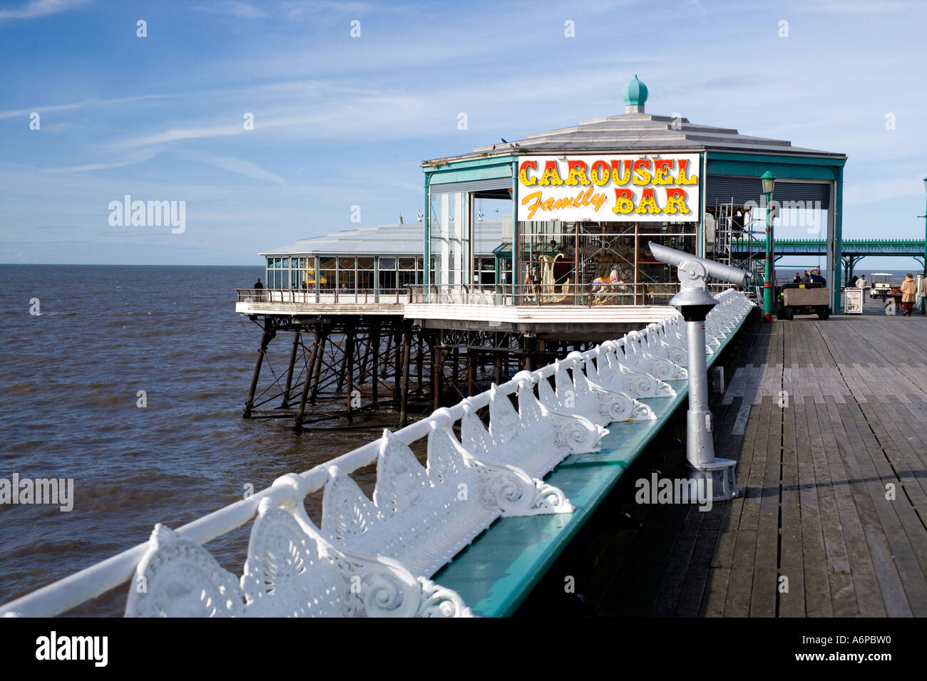 Nordpier, Blackpool, England Stockfoto