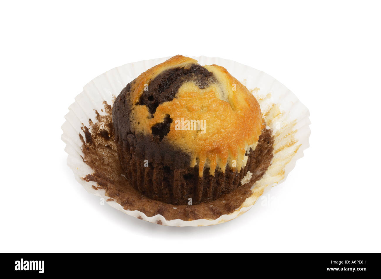 Schokolade und Kaffee aromatisierte muffin Stockfoto