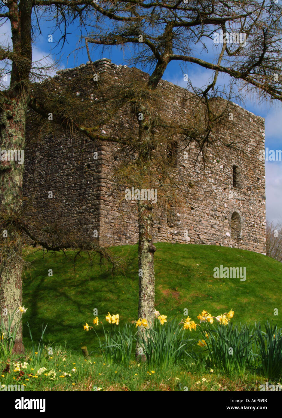 Lydford Schloß Devon UK Stockfoto