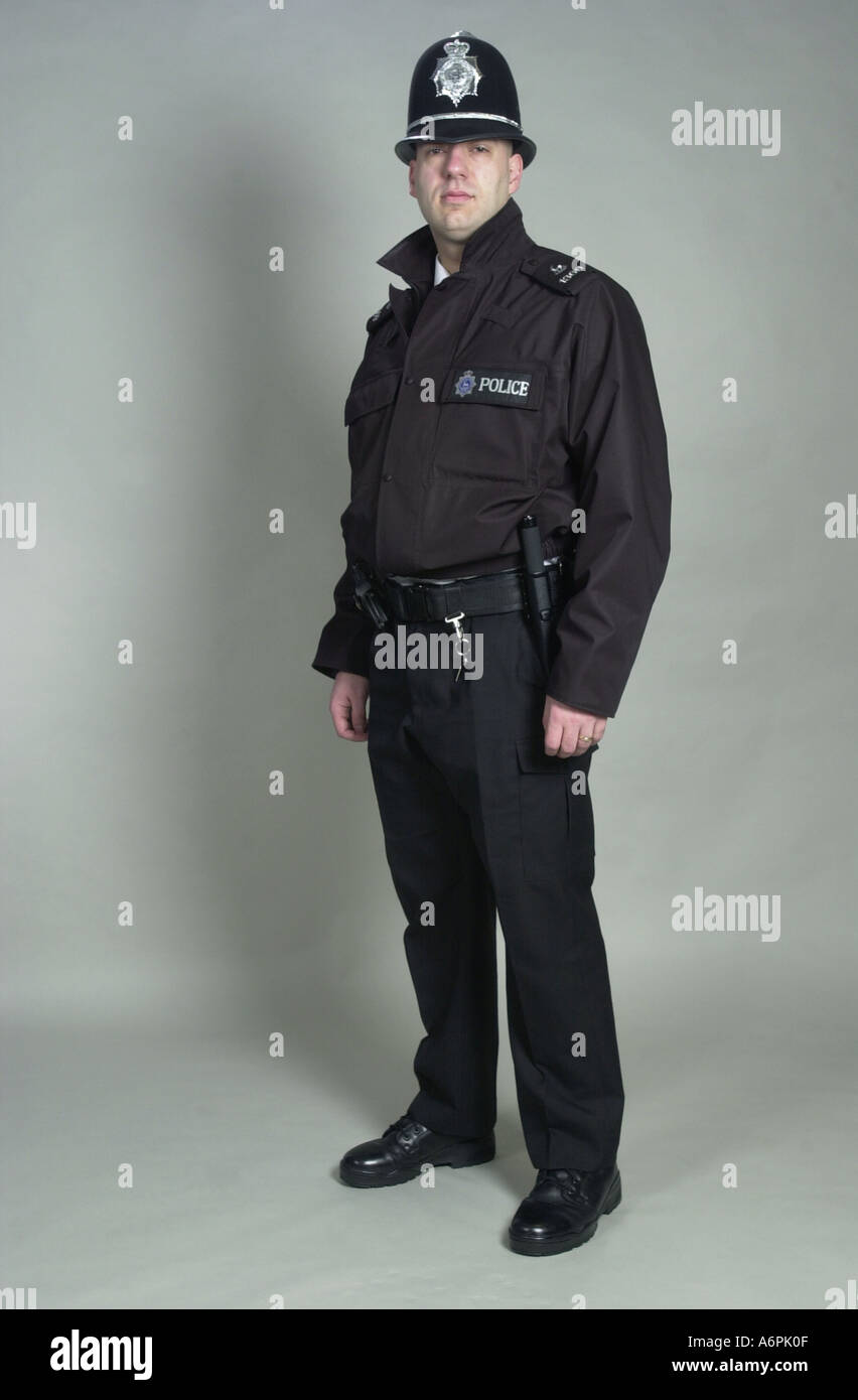 Wachtmeister in voller uniform UK Stockfoto
