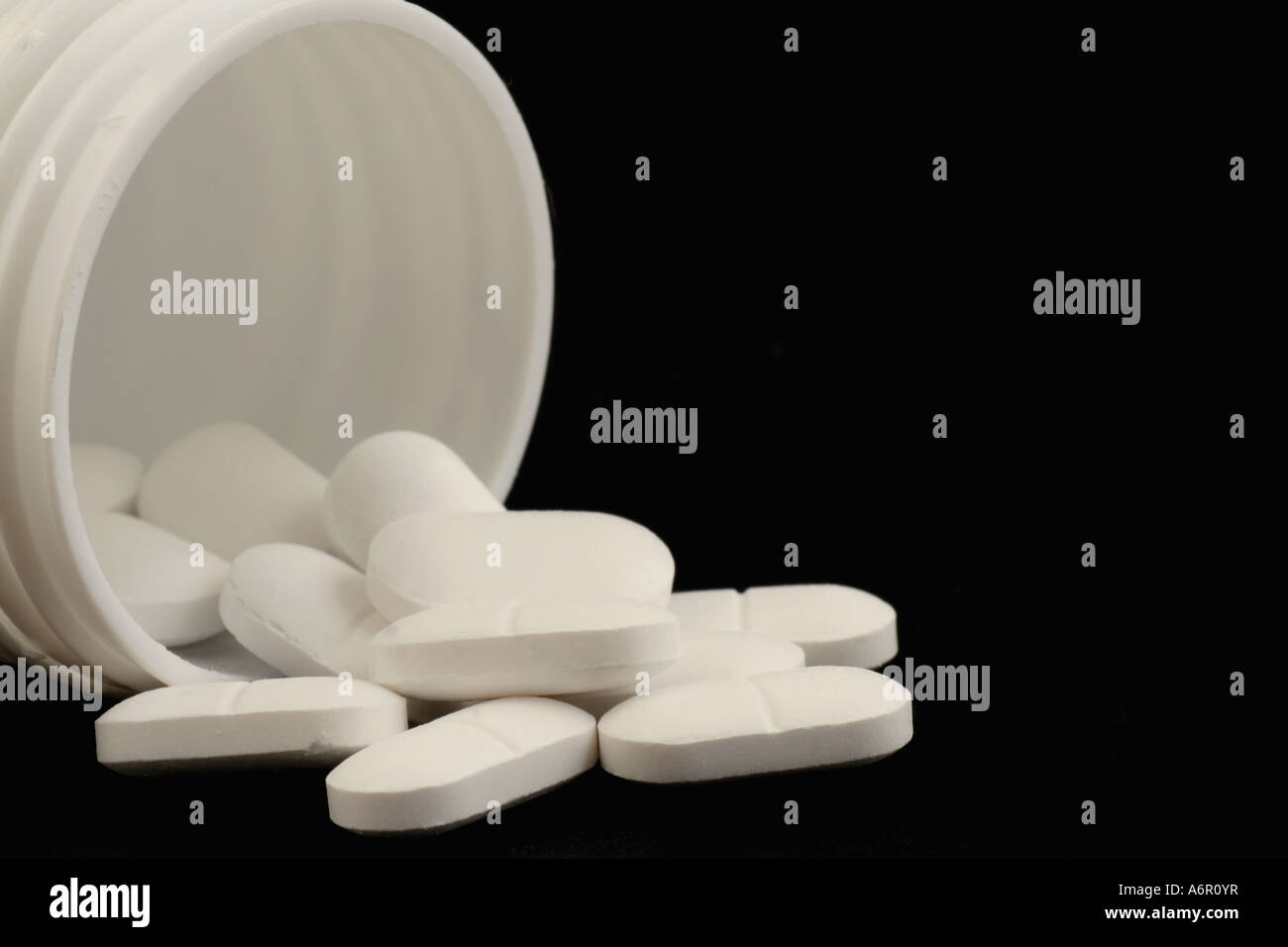 Paracetamol-Tabletten Stockfoto